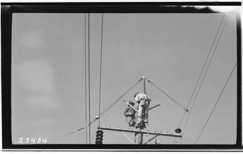 Miscellaneous Transmission - Cross Arm changing job on Visalia-Goshen 66kV Line