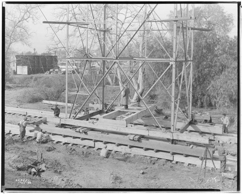 Miscellaneous Transmission - Moving multi-circuit tower at mile 0, Tower 6