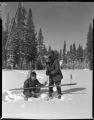 Snow surveys at Big Creek using early helicopters