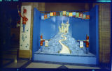 Christmas decorations and displays in lobby of Edison's General Office