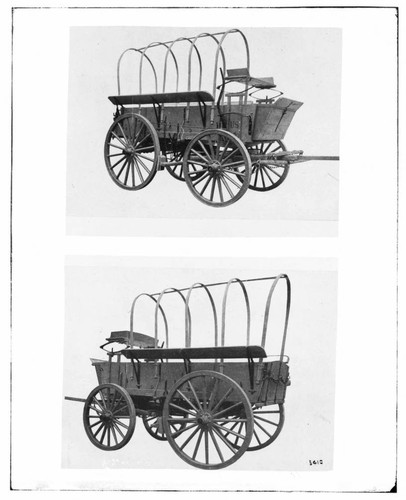 T3.1 Transportation - Autos, Trucks, & Railcars - Army Conestoga. wagon details