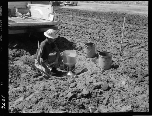 Big Creek - Mammoth Pool - Soil density test