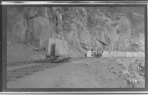 Placing slabs at Kaweah #3 Hydro Plant