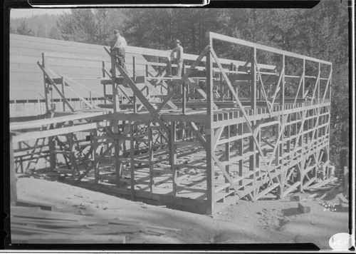 Big Creek, Florence Lake Dam - Warehouse construction