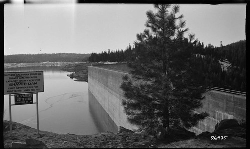 Big Creek, Shaver Lake Dam