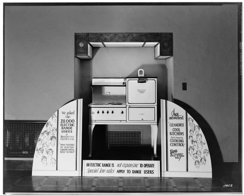 Electric Range Display - General Electric, Hotpoint Automatic