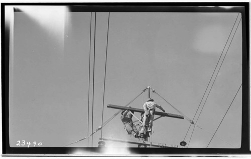 Miscellaneous Transmission - Cross Arm changing job on Visalia-Goshen 66kV Line