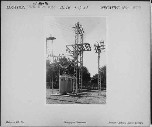 El Monte Substation