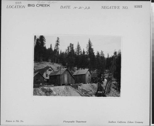 Big Creek, Florence Lake Dam