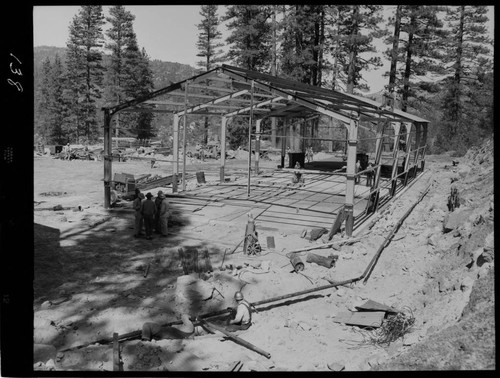 Big Creek - Mammoth Pool - Shop maintenance building construction