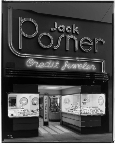 L1.3 - Lighting, stores - Jack Posner's Jewelry Store