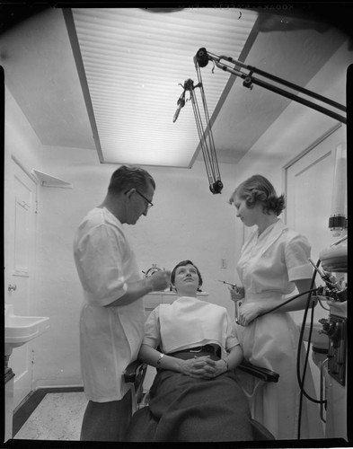 Indoor lighting in a dental office