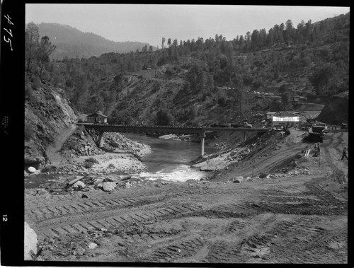 Big Creek - Mammoth Pool - General view of powerhouse bridge