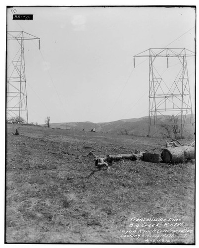 Big Creek Transmission Line right-of-way