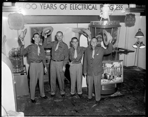 Edison Booth at a fair