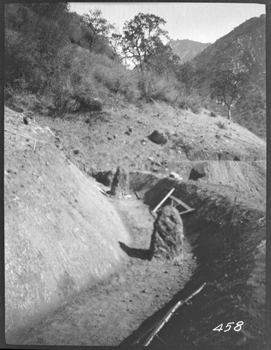 The excavation of the ditch at Tule Plant