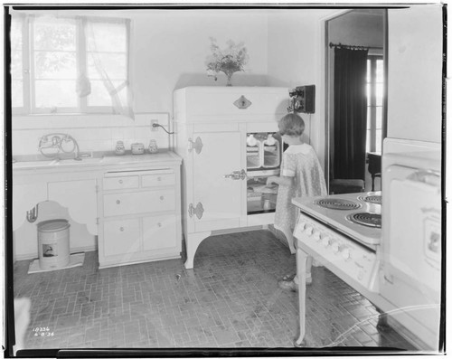 H2.3 - Home Kitchen - Kitchen of Mrs. Irwin, Whittier