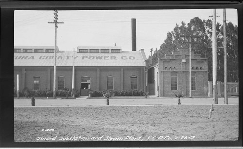 Miscellaneous Facilities - Oxnard Steam Plant and Substation