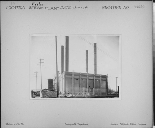 Visalia Steam Plant