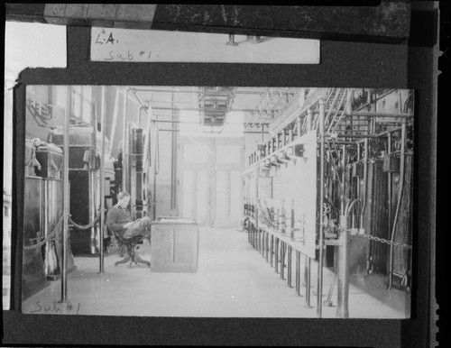 Los Angeles #1 Substation interior