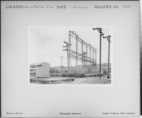 Union Tool Co. Substation