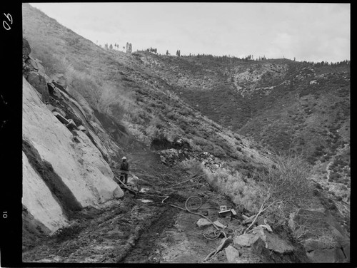 Big Creek - Mammoth Pool - Pioneering access road to Powerhouse