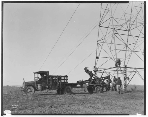 Big Creek Transmission Line - Raising Towers for 220kV transmission