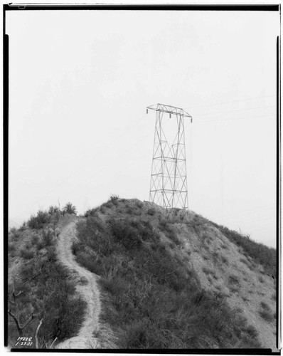 Big Creek Transmission Line - Over hills in back of Saugus Substation