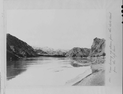 View looking upstream from The Bulls Head