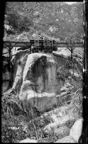 Tule River Powerhouse - Rebuilding Flume Line