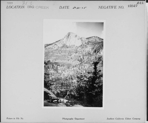 Big Creek, Florence Lake Dam