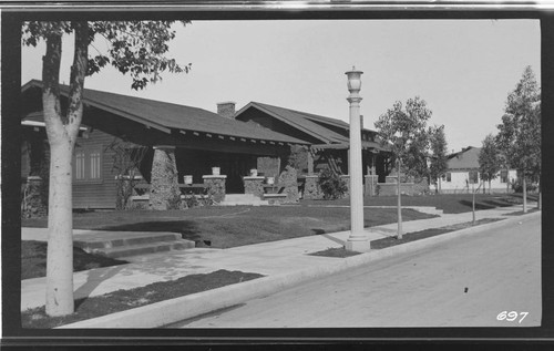 A residential street in Visalia