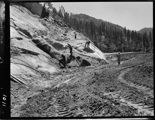 Big Creek - Mammoth Pool - Grouting operation