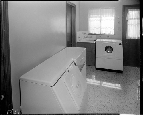 Domestic laundry room