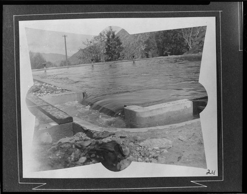 The sandbox at Mill Creek #3 Hydro Plant