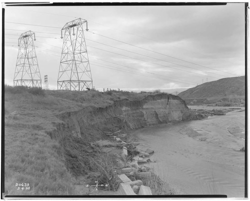 Big Creek Transmission Line - Storm Damage of March 2nd - Line burned down at Saugus