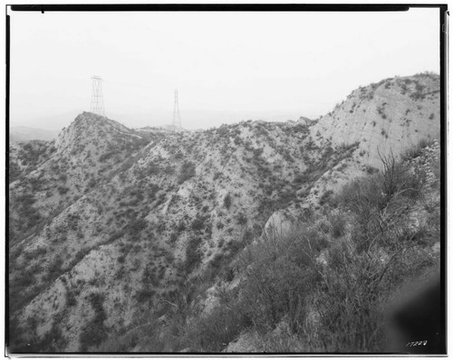 Big Creek Transmission Line - Over hills in back of Saugus Substation