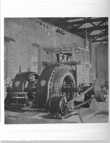 The 10 KV Bullock motor generating station operating the San Bernardino Valley traction lines at San Bernardino