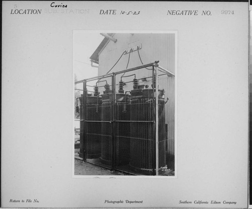 Covina Substation - Exterior