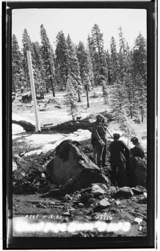 Big Creek, Huntington Lake Dams - Florence Lake Tunnel - Stand pipe at Dam #2