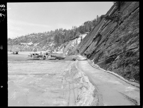 Big Creek - Mammoth Pool - Abutment sand filter on east abutment