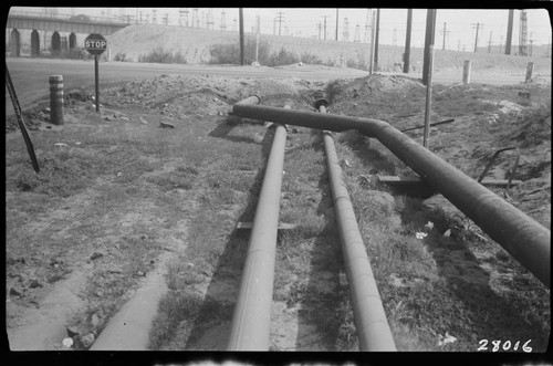 Long Beach Steam Station - Gas line