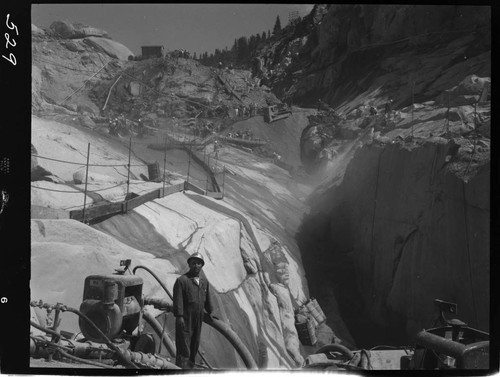 Big Creek - Mammoth Pool - Clean and preparation of access looking upstream