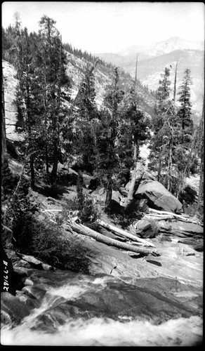 Big Creek, Fish Valley - Fish Creek Project - General vicinity of tunnel portals and diversion dam at Silver Creek