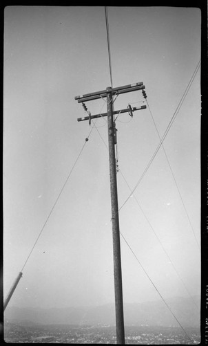transformer pole at end of remote distribution line