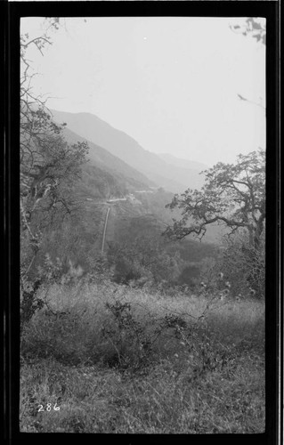 View of the siphon and the main conduit at Kaweah #3 Hydro Plant