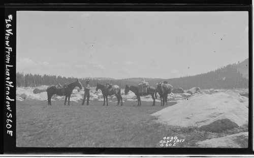 Big Creek Scenery - Sohier's investigation of future developments of Big Creek Project