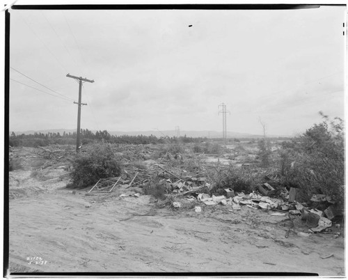 Miscellaneous Transmission : Santa Ana River flood damage to California Electric Power - Open Transmission Line Right of Way