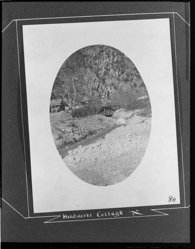 The Headworks cottage at Santa Ana River #1 Hydro Plant