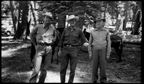 Big Creek, Fish Valley - Fish Creek Project - T.M. Leps, P.B. Pucook, & C.L. Rankin at Reds Meadow